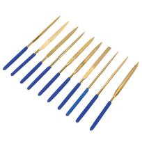 3x140mm Titano dengto plieno deimantiniai adatiniai dildės įrankių rinkinys plieno, keramikos dildinimui
