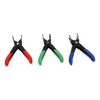 3 vnt. Kuro žarnos atjungimo replių rinkinys Ergonomiška guma dengta rankena Universali benzinui