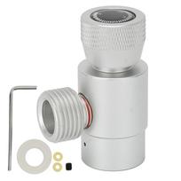 CO2 pildymo adapteris CGA320//TR21-4 Soda vožtuvo jungtis ASA priedai Sidabrinis