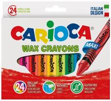 Vaškinės kreidelės CARIOCA Maxi, 24 vnt., KIKCRA8003511423902