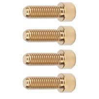 4 vnt. Diskinio stabdžio varžtai Kalnų dviračių suportas Dviračių reikmenys Ti lydinys M6x18mm Ti spalvos