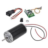 Nuolatinio magneto DC variklis Mažas triukšmas Mini Didelio greičio CW CCW varikliai „pasidaryk pats“ generatoriui24V3500RPM