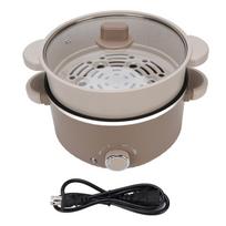 Elektrinis karštas puodas 800W 3L Maistinis nelipnus paviršius Multifunkcinis elektrinis puodas su garų funkcija L(for 6.5-9kg)