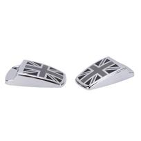 Priekinio kapoto valytuvų purkštukų dangtelio apdaila Union Jack stiliumi R50 R52 R55 R56 R57 R58 R59 R60 R61