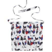Multiple Pockets Eggs Collecting Gathering Holding Apron for Chicken Duck Eggs Farmhouse M(for 4-6.5kg) white