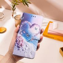 Paplūdimio drugelio PU odinis piniginė, atverčiamas foto rėmelis, knygos tipo dėklas iPhone, Samsung, Huawei, Honor, Xiaomi, Redmi, Oppo, Infinix, Tecno, Google... Sony Xperia 1 VII įvairiaspalvis