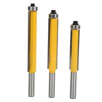3 vnt. 8 mm kotu medžio apdirbimo freza, apipjaustymo freza su guoliu