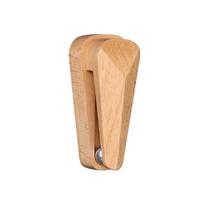 Lipnūs buko medienos rankšluosčių spaustukai su unikaliu gravitaciniu anglinio plieno rutuliuku daugiafunkciniai Ne 2 Pack beige
