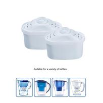 2 vnt. Vandens filtro kasetės, suderinamos su Brita Maxtra ir filtro kasetės Brita vandeniui balta