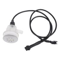 Vonios 9 skylių oro purkštukas su RGB šviesa 12V 40mm PVC oro burbulų srovės purkštuko pakeitimas SPA voniai