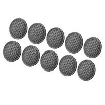 125 Rinkinys Kelnės Sagų Rinkinys Metalinis 17mm Apvalus Matinis Juodas Spalva 2.5x8mm Galvutės Varžtas Kelnės Dekoratyvinės