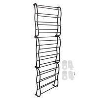 Over The Door Shoe Rack 12 Tiers Wall Mounted Shoe Organizer Rack Multifunction Combination Shoe