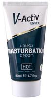 HOT V-Activ Unisex Masturbation Cream CBD Infused 50ml