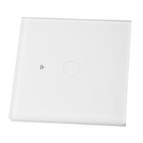 WiFi RF šviesos jungiklis, lietimui jautrus valdymas, atsparus vandeniui stiklo skydelis, palaiko valdymą balsu, išmanus sieninis šviestuvas