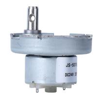 Mini variklio greičio mažinimas DC24V Mikro mašinų priedai 25 RPM 4W JS?50T