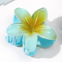 Fashion Women Flower Hair Clips Vacation Bohemia Egg Flower Hair Claws Barrettes Matte Girls Large Hairpins Hair Accessories