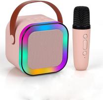 Belaidis RGB nešiojamasis garsiakalbis su mikrofonu