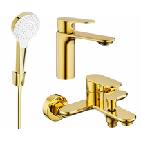 Mexen Milo R05 vonios komplektas, auksinis - 71303R05-50