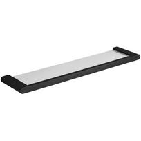 Mexen Adox pakabinama stiklinė lentyna, juoda - 7018237-70