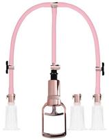 Klitorio ir spenelių pompa Shots Toys Pumped Rose Gold M