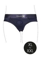 Vibruojantis dirželis Shots Vibrating Strap-on High-cut Brief, XL/XXL