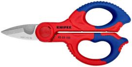 Kabelio kirpimo žirklės su plastikiniu dėklu KNIPEX 9505155SB (155mm)