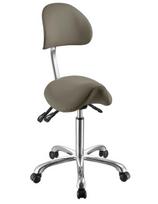 Silver Fox meistro kėdutė balnas su 4 reguliavimais ir ergonominiu atlošu, ruda Rieti