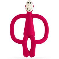 Matchstick Monkey Teething Toy and Gel Applicator kramtomas žaislas su „du viename“ šepetėliu Ruby 1 vnt.