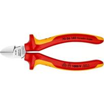 Šoninio kirpimo replės elektrikui 140mm (1000V) KNIPEX