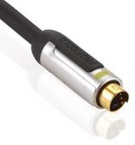 S-VIDEO M/M connecting cable, 24k Gold Plated contacts, 5.0m, PGV6605,  Profigold
