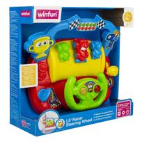 Žaislas  interaktyvus  su garsais ir šviesomis, Winfun Lil' Racer Steering Wheel