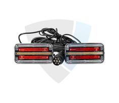 KOMPLEKTAS 2x LED Priekabos žibintas su dinaminiu posūkio signalu LED/12-24V IP65
