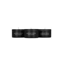 Ouch! by Shots Rocks-Off Massage Candle Set 3x60g, Pheromone, Vanilla, Rose Aroma