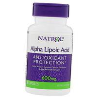 Alpha Lipoic Acid, Antioxidant Support, Alpha Lipoic Acid 600, Natrol 30caps (70358002) 30caps