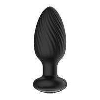 Nexus Nexus Tornado Medium Black - Rotating Silicone Plug with Remote Control