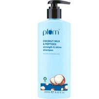 Plum Kokosų šampūnas paplaukams su kokosų pienu ir peptidais stipriems I 22 kartus blizgesiui I Šampūnas moterims ir vyrams | 250 ml