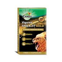 Carbamide Forte Zandu Vigorex Shilajit Gold Kapsulės – 12 vegetariškų kapsulių