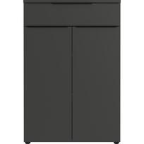 Aukšta šoninė spintelė antracito spalvos 81x120 cm Mailand – Germania
