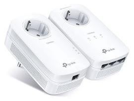 TP-Link TL-PA8033P AV1300 Powerline Adapter Kit 3x Gigabit LAN with Passthrough