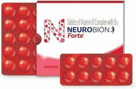 Neurobion Forte Vitaminas B3 B6 B12 tabletės Maisto papildai 30 tablečių pakuotė 2 vnt.