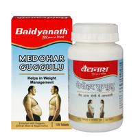 Baidyanath Medohar Guggulu tabletės, praturtintos Guggulu, Chitrakmool ir Nagarmotha - 120 tablečių