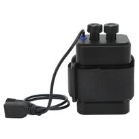 Baterijos įkrovimo dėklas Dėžutė ABS Atsparus vandeniui 8.4V 6 vnt. 18650 ličio baterijoms USB DC Du prievadai su