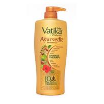 Dabur Vatika Ayurvedic Shampoo - 640ml | Damage Therapy | With Power of 10 ingredients for solving 10 hair problems| No Parabens