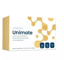 Unicity Unimate Yerba Matė Papildas CITRINŲ IMBIERŲ -30 Pakelių