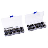 100 Sets 15mm Black Snap Fasteners Popper Press Stud Button with Install Tool Kit