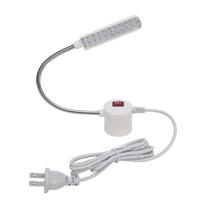 Siuvimo mašinos lemputė 20 LED violetinis apšvietimas lankstus kaklelis magnetinis pagrindas LED siuvimo lempa US Plug