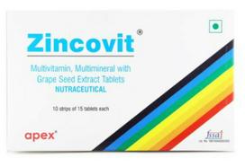 150 tablečių Zincovit Multivitaminų, Multimineralų su vynuogių sėklomis | NEMOKAMAS PRISTATYMAS