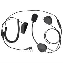 K Head Radio Walkie talkie Motorcycle Bicycle Waterproof PTT Helmet Headset Earphone gray