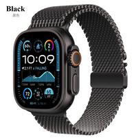 Titanium Milanese Loop Band For Apple Watch Series 11 46mm Parachute buckle Strap iwatch Ultra2/3 49mm Band Series10 9 8 7 6 SE3 45mm 44mm 42mm 42mm Unsuitable Series10 juoda