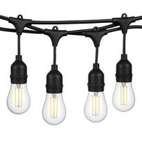 Lauko girlianda, 30W, 15 metrų, 15 lempučių, IP65